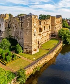 Newark Castle Nottingham England paint by numbers