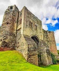 Newark Castle Nottingham paint by numbers