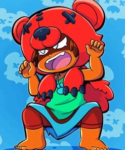 Nita Brawl Stars Game paint by numbers