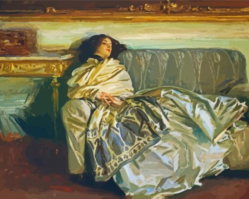 NonChaloir Repose By Sargent paint by numbers