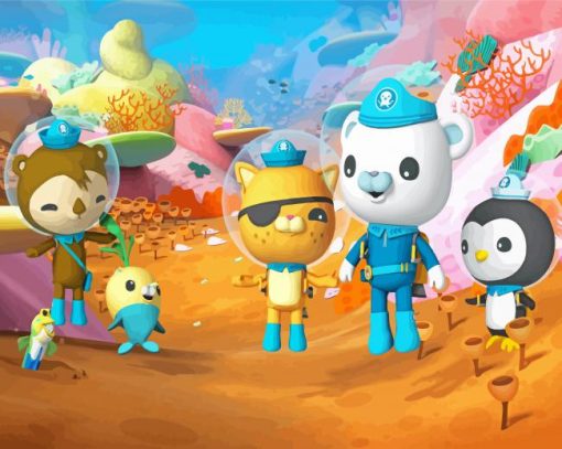 Octonauts paint by number