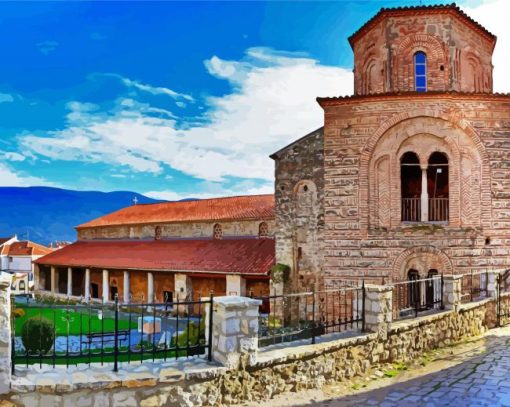 Ohrid Saint Sophia Church paint by number