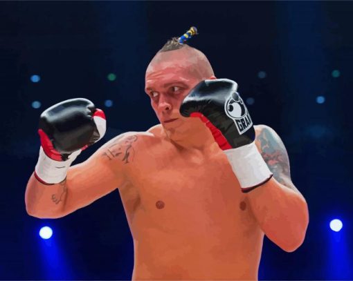 Oleksandr Usyk Boxer paint by number