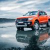 Orange Ford Ranger paint by numbers