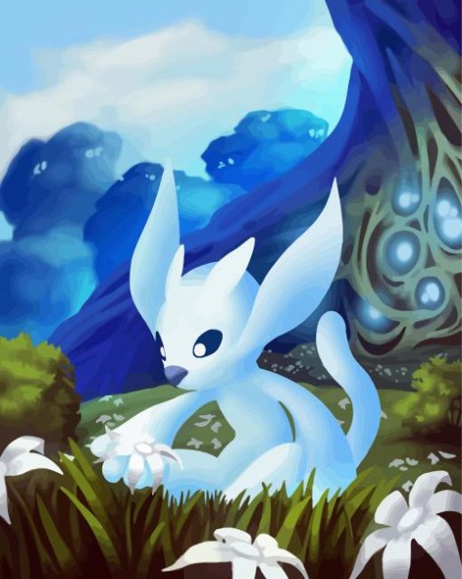 Ori Character Game paint by number