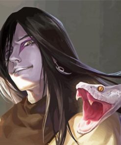 Orochimaru Anime paint by numbers