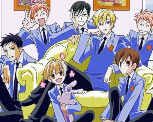 Ouran High School Host Club Characters paint by number