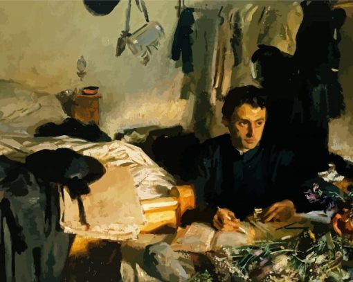 Padre Sebastiano By John Sargent paint by numbers