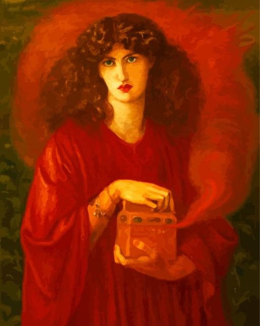 Pandora By Rossetti paint by numbers