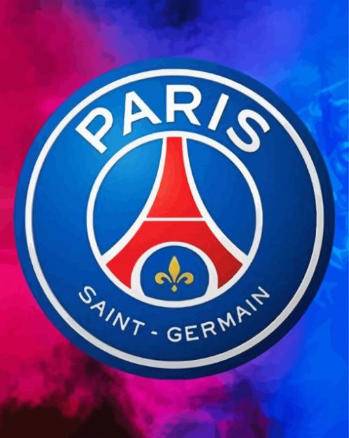 Paris Saint German Logo paint by number