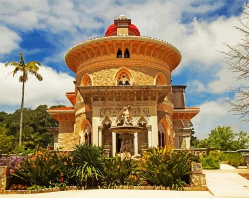 Park And Palace Of Monserrate Sintra paint by numbers