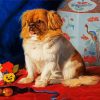 Pekingese Dog paint by number