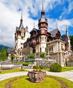 Pales Castle Sinaia paint by numbers