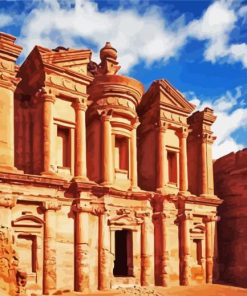 Petra Monument paint by number