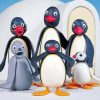 Pingu paint by number