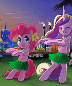 Pinkie Pie Dancing paint by number