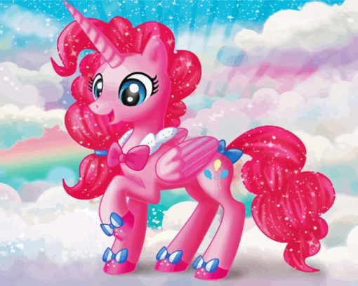 Pinkie Pie Unicorn paint by number