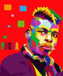 Pogba Player Pop Art paint by number