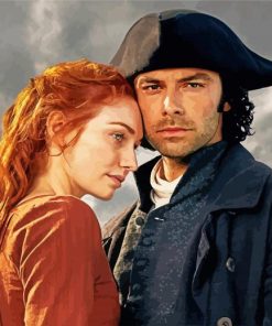 Poldark Couple paint by number