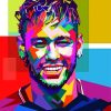 Pop Art Neymar paint by numbers