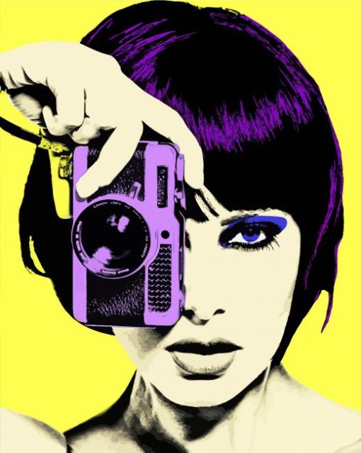 Pop Art Photographer paint by number