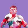 Pop Art Canelo Boxer paint by number