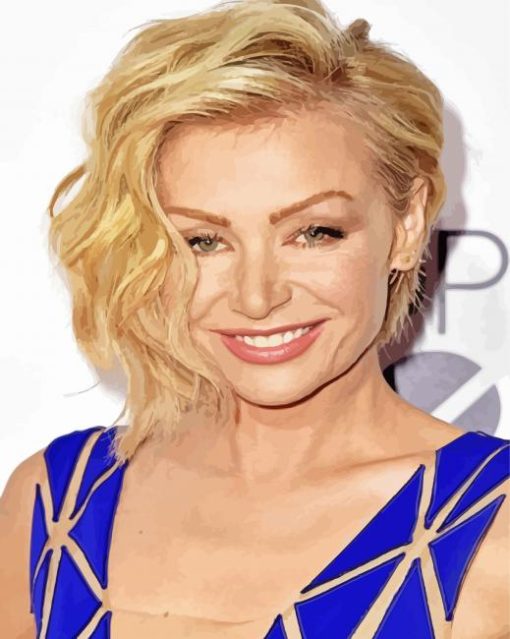 Portia De Rossi Actress paint by number