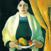 Portrait With Apples Macke Art paint by number