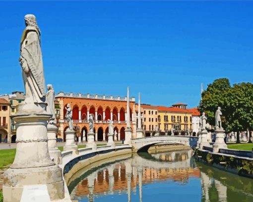 Prato Della Valle Padua paint by number