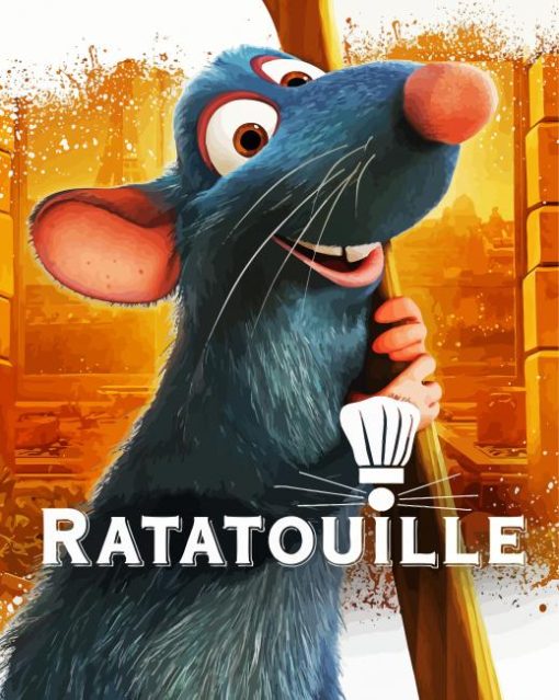 Ratatouille Disney Movie paint by number