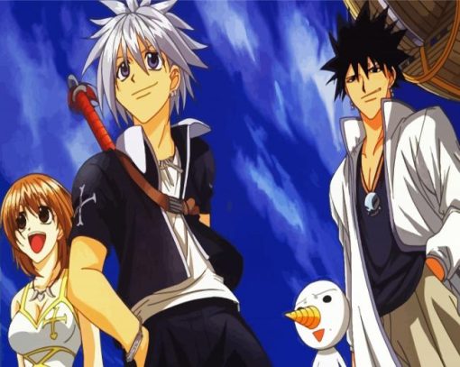 Rave Master Anime Characters paint by numbers