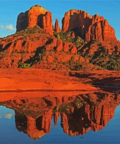 Red Rock Sedona Arizona paint by numbers