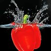 Red Pepper In Waterpaint by number