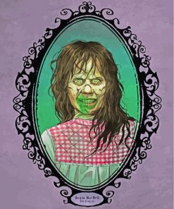 Regan Macneil Exorcist Art paint by number