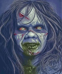 Regan MacNeil The Exorcist paint by number