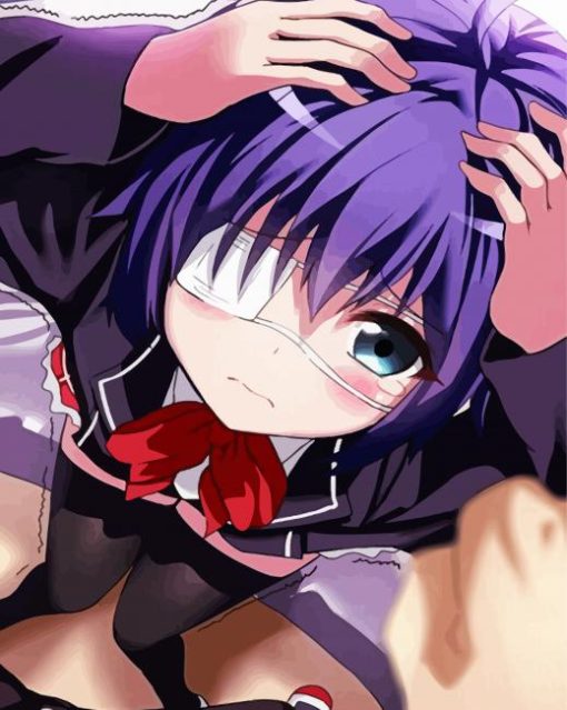 Rikka Takanashi Anime Manga paint by numbers