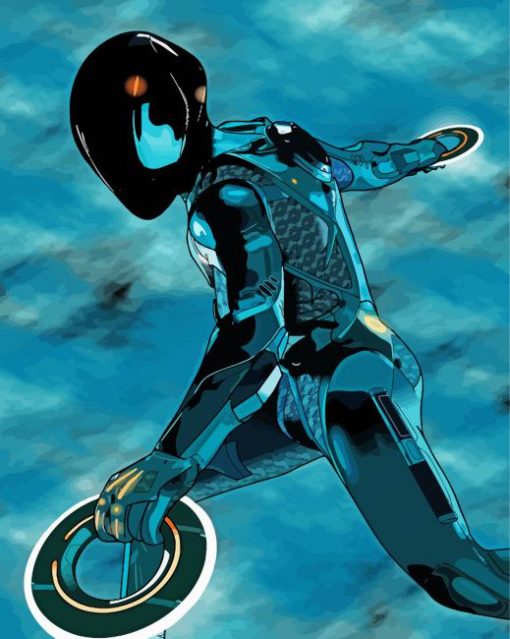 Rinzler Tron Film paint by number