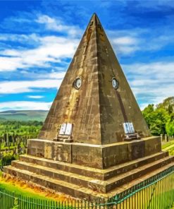 Robert The Bruce Statue Stirling paint by number