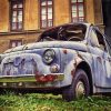 Rusty Vintage Fiat paint by numbers