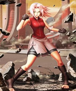 Sakura Haruno Naruto Anime paint by numbers