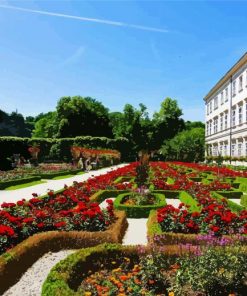 Salzburg Mirabell Palace paint by numbers