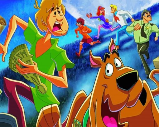 Scooby Doo Animation paint by numbers