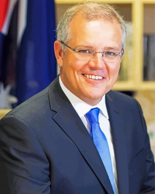 Scott Morrison paint by number