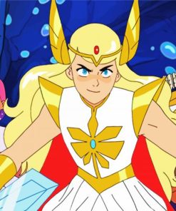 She Ra And The Princess Of Power Anime paint by numbers