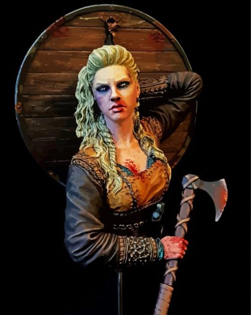 Shieldmaiden paint by numbers