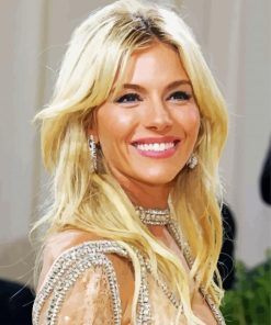 Sienna Miller paint by numbers