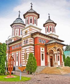 Sinaia Monastery paint by number