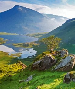 Snowdonia National Park paint by numbers