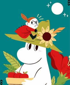 Snufkin And Moomins paint by number