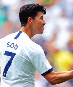 Sonaldo Son Heung Min paint by numbers